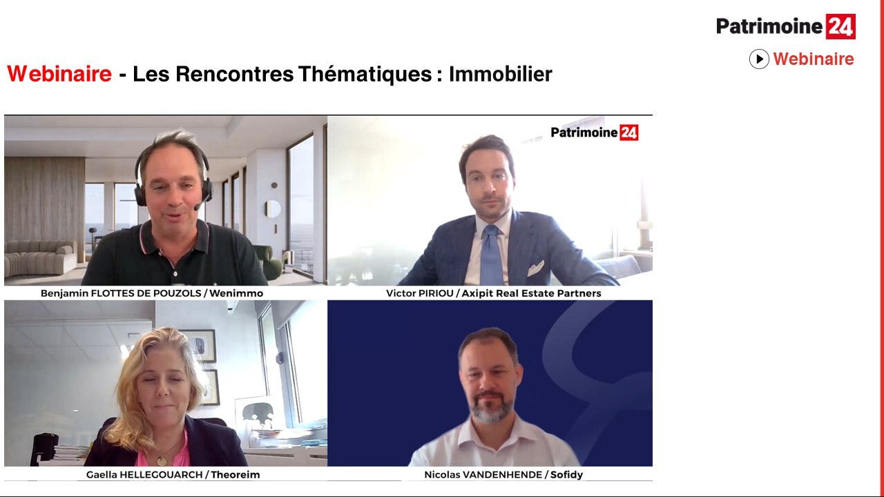 Webinaire - Les Rencontres Thématiques : Immobilier 