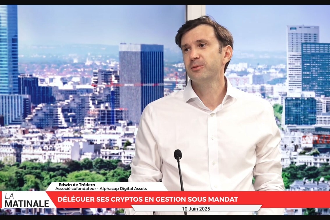 L’invité de La Matinale : Edwin de Trédern - Alphacap Digital Assets. Déléguer la gestion des cryptos