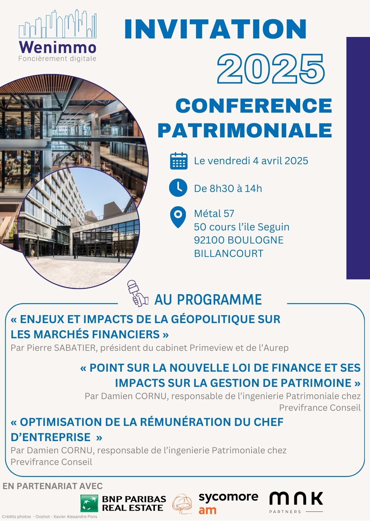Invitation conférence Wenimmo 