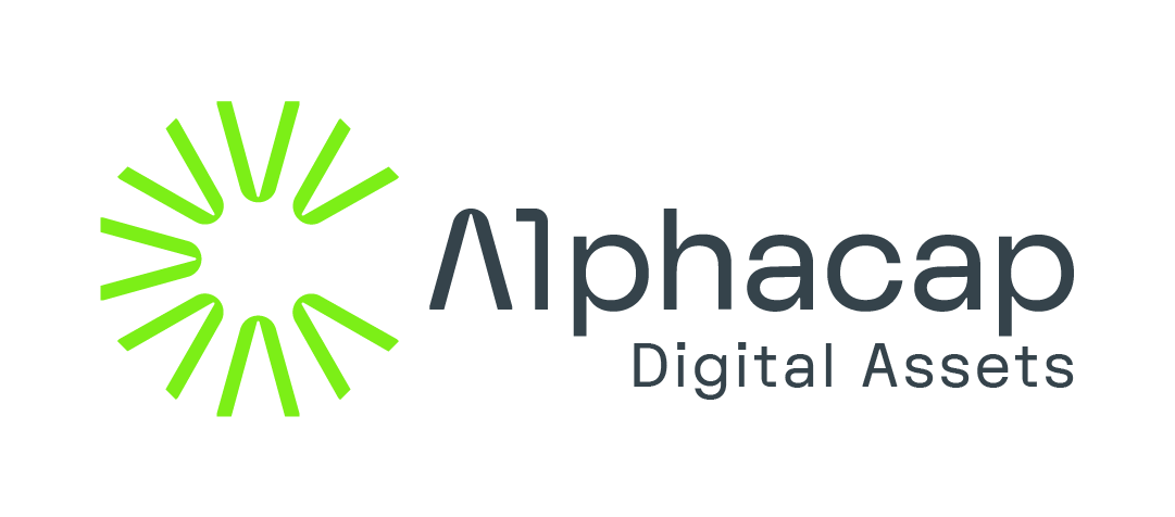 Logo Vert Noir blanc Alphacap Digital Assets