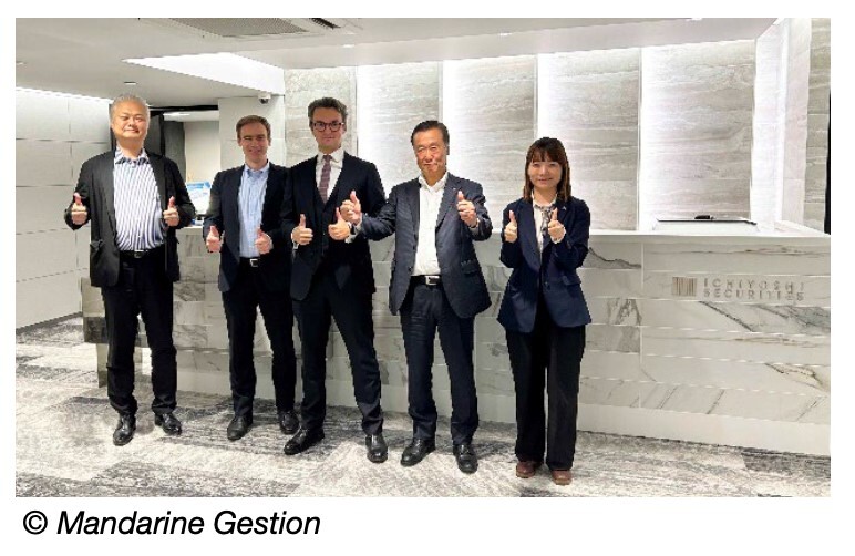 Mandarine Gestion brokers Japon
