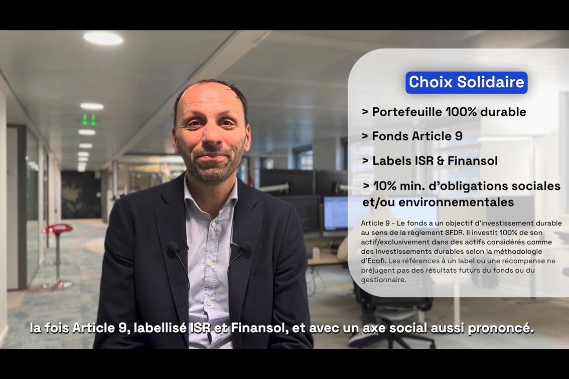 Ecofi - Eclair de Gérant - Choix Solidaire passe Article 9