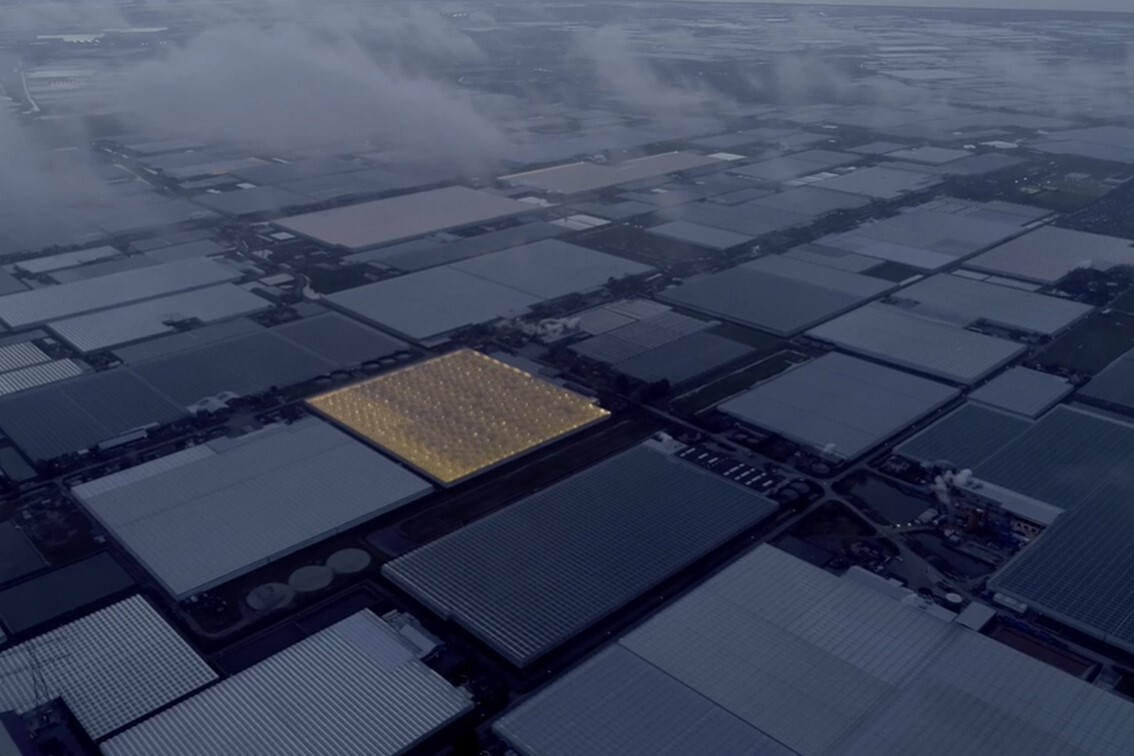 Ultra Farming, paysage du Westland, Pays-Bas