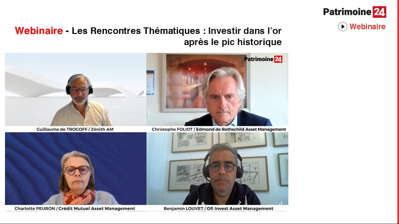 Webinaire : Les Rencontres Thématiques - Investir dans l'or après le pic historique