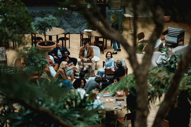 Office in Paris, coffee break space