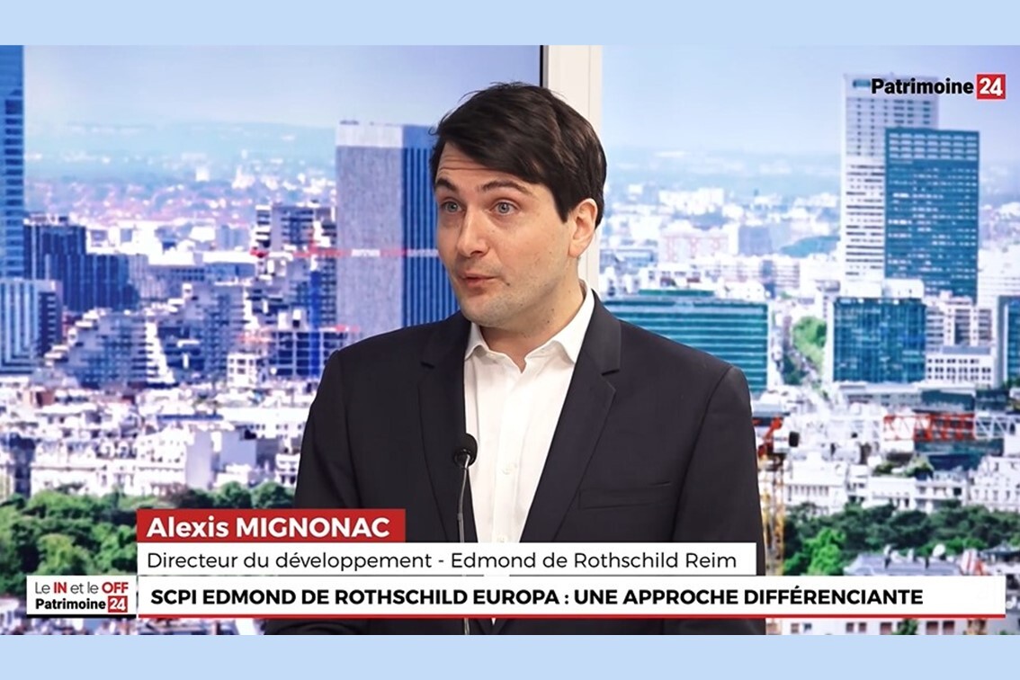 Interview avec Alexis Mignonac - Edmond de Rothschild REIM. Les particularités de la SCPI Europa