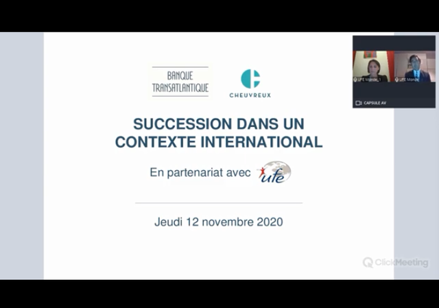 Banque Transatlantique - Français expatriés : comment organiser sa succession dans un contexte international ?