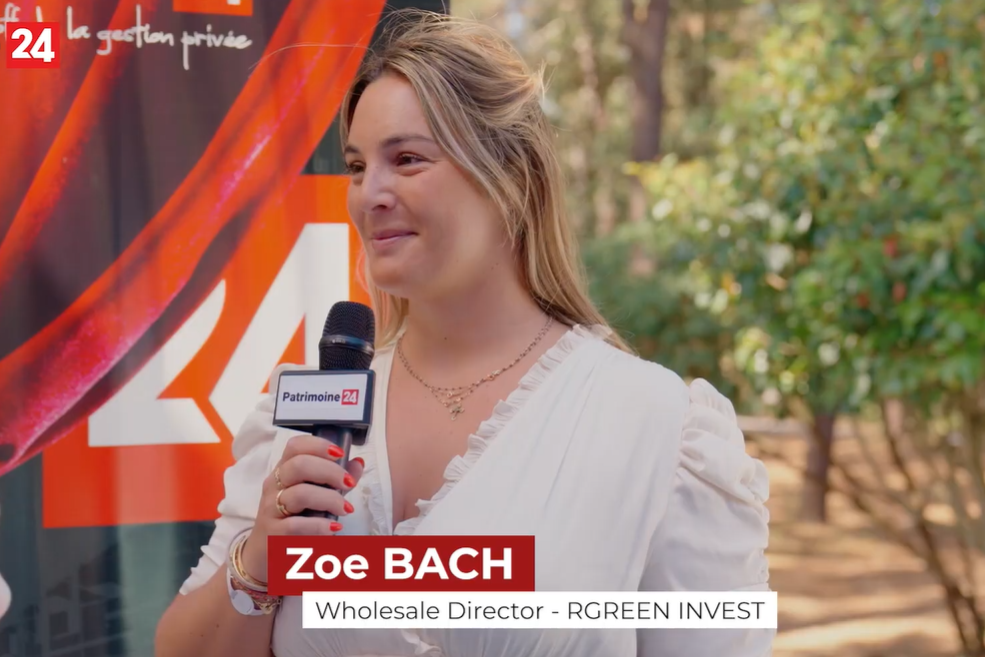 Les Rencontres de Patrimoine24 avec Zoé Bach - RGreen Invest. Nouvelles solutions d'investissements et élargissement des référencements 
