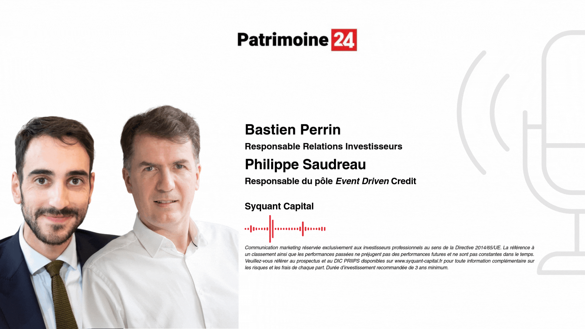 Bastien Perrin et Philippe Saudreau
