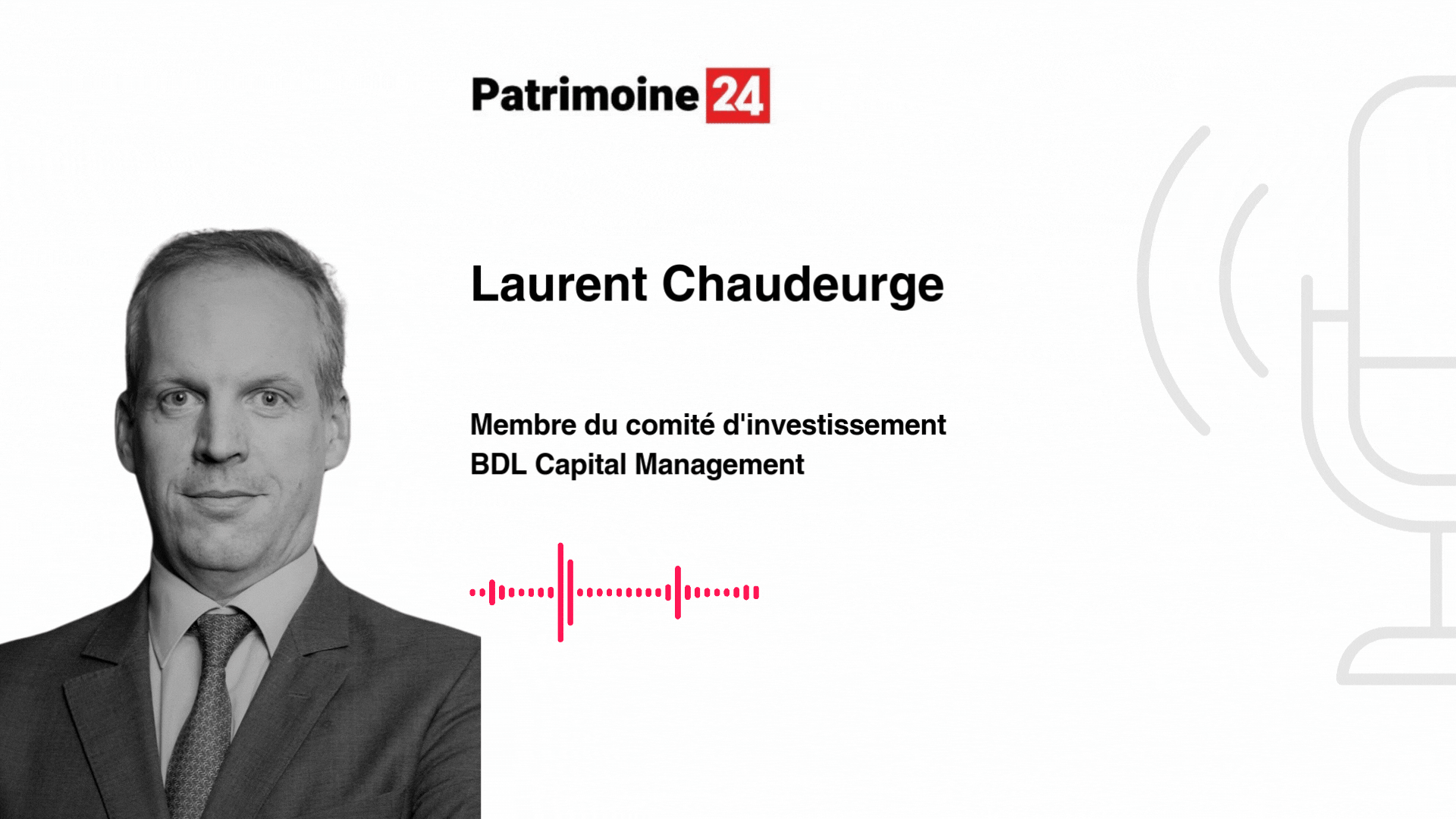  Laurent Chaudeurge - BDL Capital Management