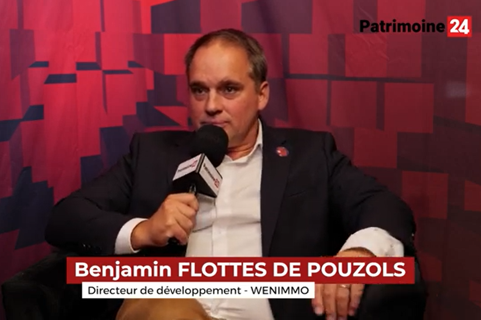 Patrimonia 2025 ITW avec Benjamin Flottes De Pouzols - Wenimmo. Lancement de la première tournée patrimoniale