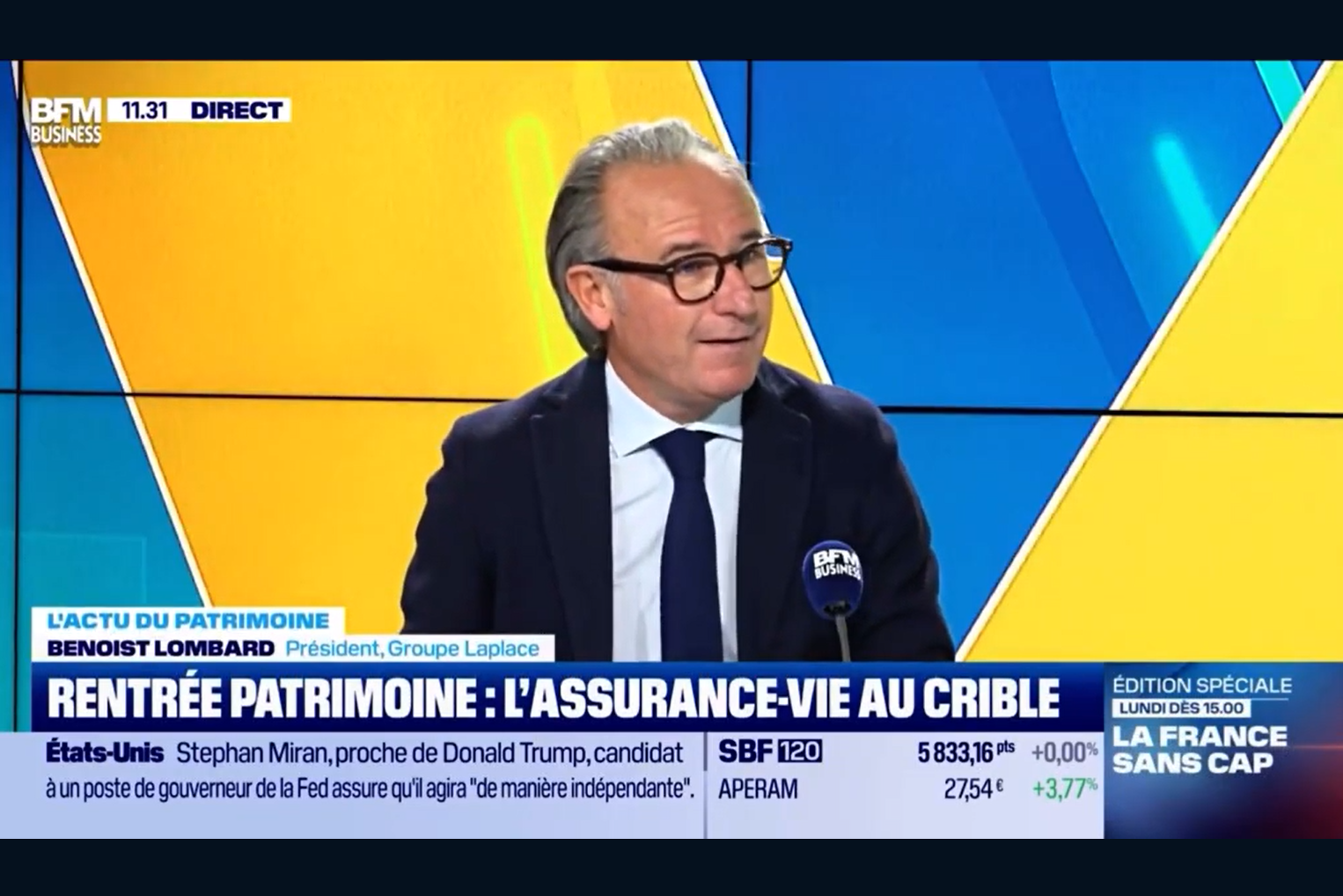 Coup de projecteur sur l'assurance-vie avec Benoist Lombard - Maison Laplace