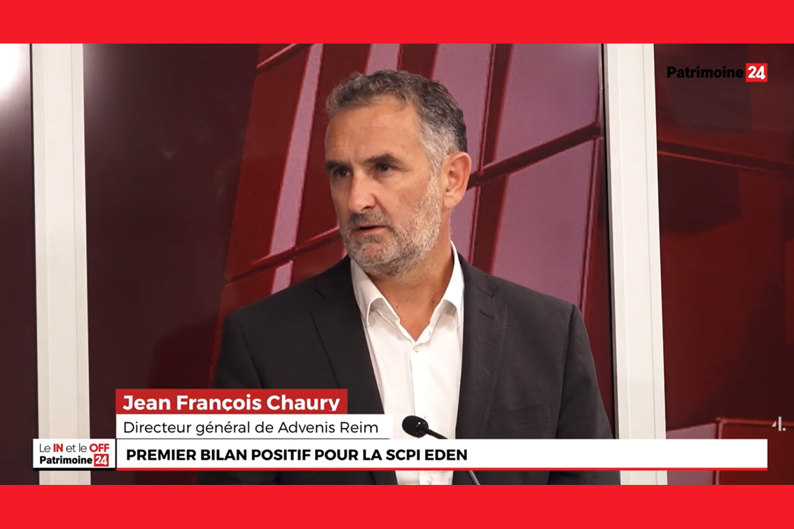 Le In et le OFF Patrimoine24 avec Jean François Chaury, Directeur Général - Advenis REIM