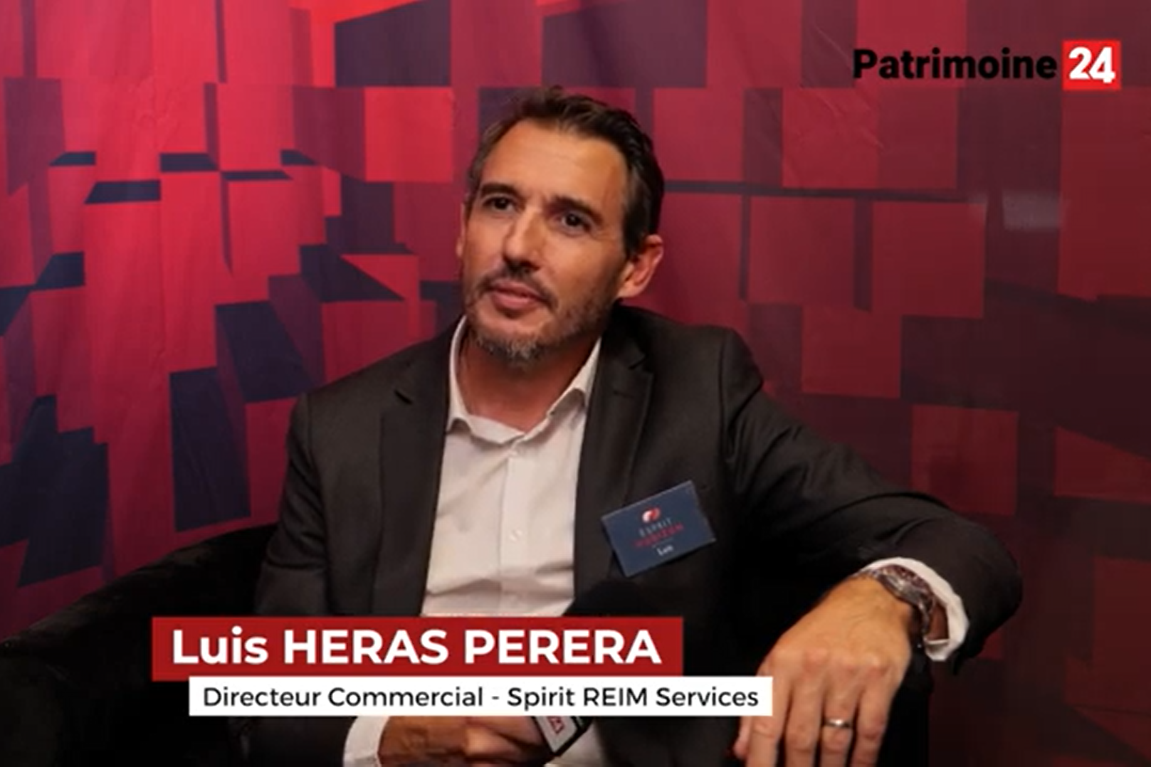 Patrimonia 2025 ITW avec Luis Heras Perera - Spirit REIM Services. Lancement d'Esprit Horizon
