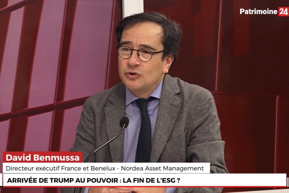 Interview de David Benmussa - Nordea AM. Arrivée de Trump au pouvoir : la fin de l’ESG ?