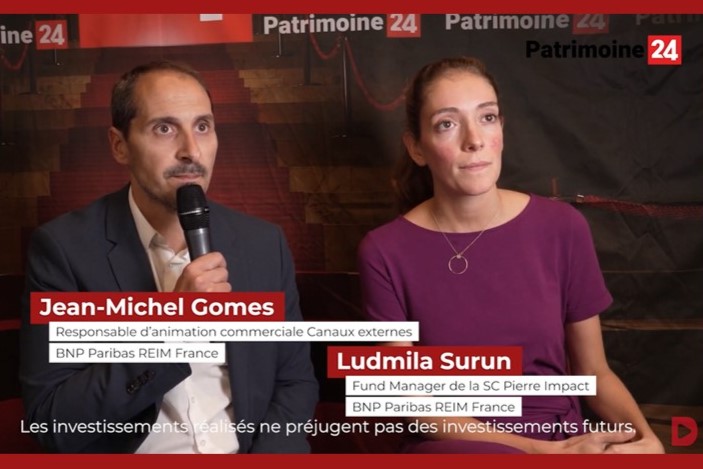 Patrimonia 2023 - Jean-Michel GOMES et Ludmila SURUN - BNP Paribas REIM France