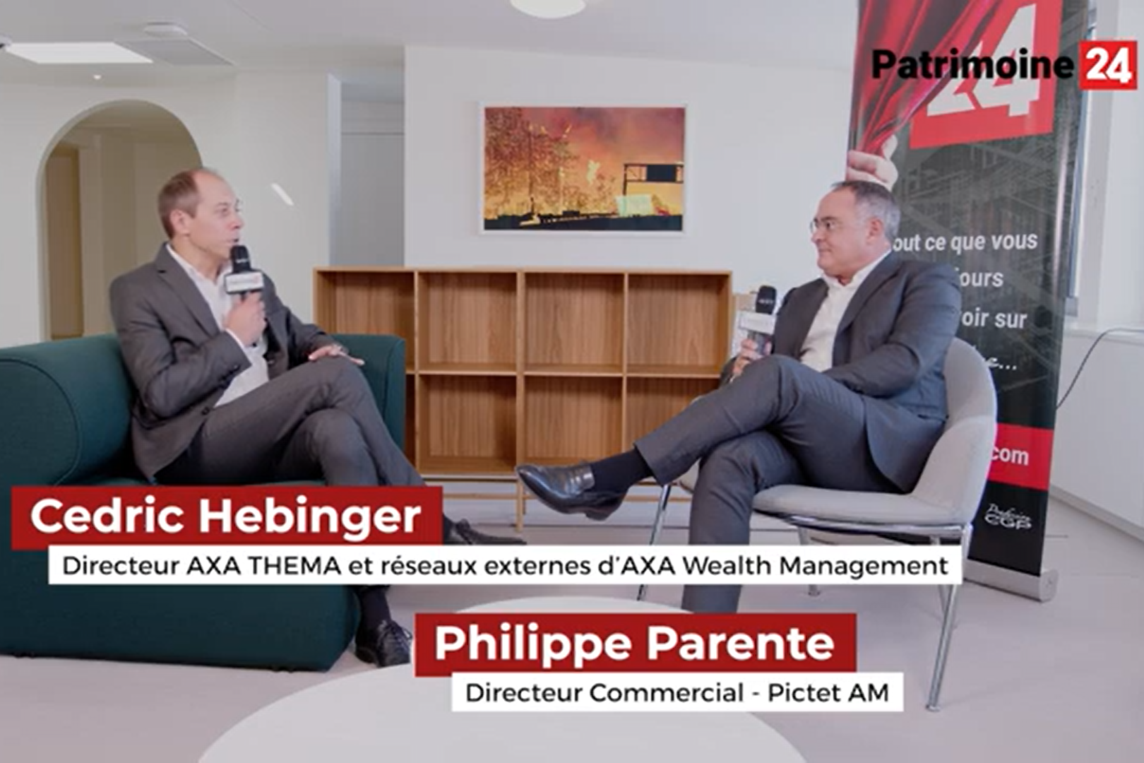 Les rencontres de Patrimoine24 : Philippe Parente, Directeur Commercial - Pictet AM