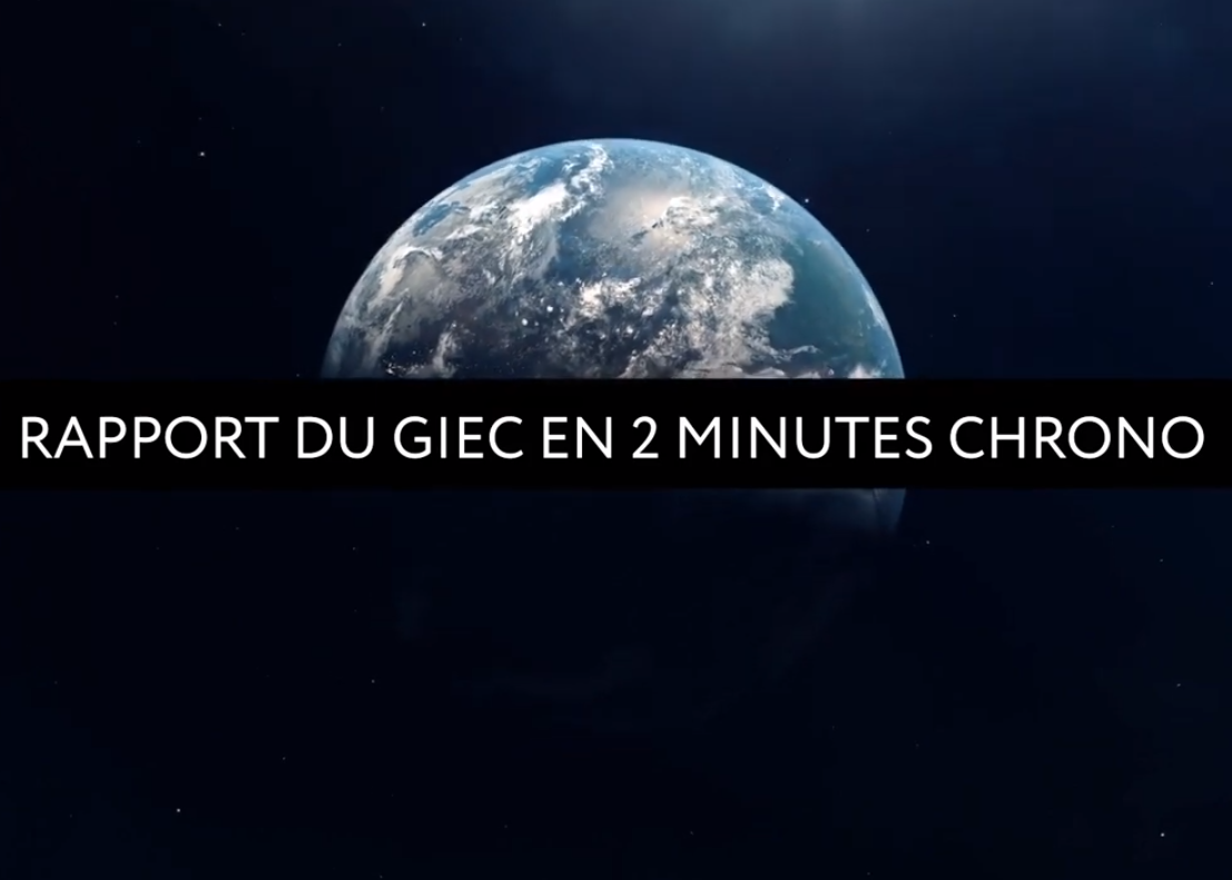 Sycomore AM - Rapport du GIEC en 2 minutes chrono