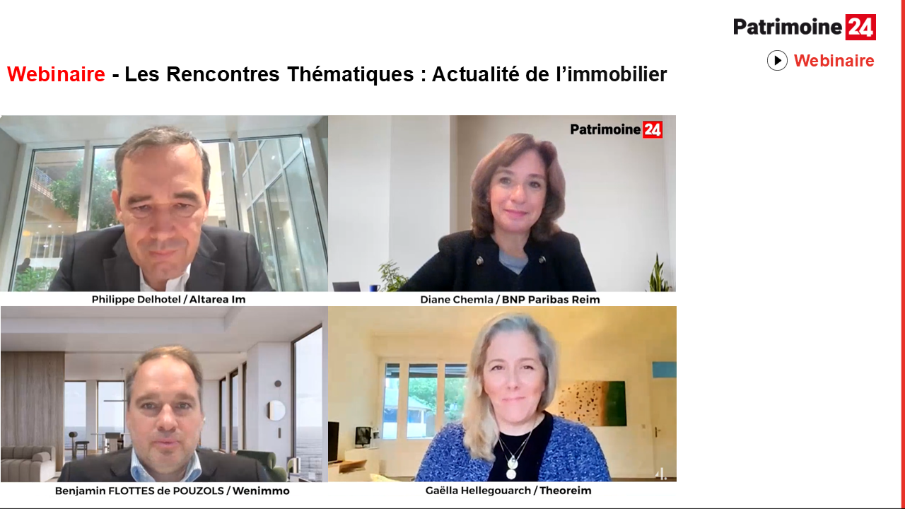 Webinaire : les Rencontres Thématiques - Actualité de l'immobilier